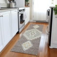 thumbnail image 1 of Addison Rugs Chantille Indoor/Outdoor Traditional Vintage Taupe Washable Runner Rug, 2'3" x 7'6", 1 of 6