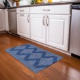 thumbnail image 1 of Addison Rugs Chantille Indoor/Outdoor Transitional Geometric Navy Washable Rectangle Rug, 1'8" x 2'6", 1 of 6