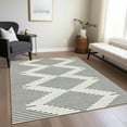 thumbnail image 1 of Addison Rugs Chantille Indoor/Outdoor Transitional Geometric Ivory Washable Rectangle Rug, 9' x 12', 1 of 6