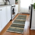 thumbnail image 1 of Addison Rugs Chantille Indoor/Outdoor Transitional Stripes Fudge Washable Runner Rug, 2'3" x 7'6", 1 of 6