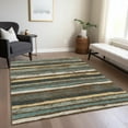 thumbnail image 1 of Addison Rugs Chantille Indoor/Outdoor Transitional Stripes Fudge Washable Rectangle Rug, 2'6" x 3'10", 1 of 6