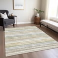 thumbnail image 1 of Addison Rugs Chantille Indoor/Outdoor Transitional Stripes Ivory Washable Rectangle Rug, 3' x 5', 1 of 6