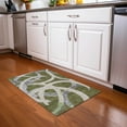 thumbnail image 1 of Addison Rugs Chantille Indoor/Outdoor Transitional Circles Olive Washable Rectangle Rug, 1'8" x 2'6", 1 of 6