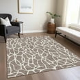 thumbnail image 1 of Addison Rugs Chantille Indoor/Outdoor Transitional Geometric Taupe Washable Rectangle Rug, 2'6" x 3'10", 1 of 6
