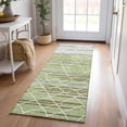 thumbnail image 1 of Addison Rugs Chantille Indoor/Outdoor Transitional Stripes Aloe Washable Runner Rug, 2'3" x 7'6", 1 of 6
