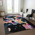 thumbnail image 1 of Addison Rugs Chantille Indoor/Outdoor Transitional Abstract Black Washable Rectangle Rug, 3' x 5', 1 of 6