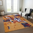 thumbnail image 1 of Addison Rugs Chantille Indoor/Outdoor Transitional Abstract Copper Washable Rectangle Rug, 8' x 10', 1 of 6