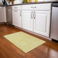 thumbnail image 1 of Addison Rugs Chantille Indoor/Outdoor Transitional Swirls Yellow Washable Rectangle Rug, 1'8" x 2'6", 1 of 6