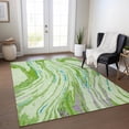 thumbnail image 1 of Addison Rugs Chantille Indoor/Outdoor Transitional Swirls Green Washable Rectangle Rug, 8' x 10', 1 of 6