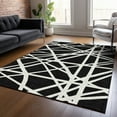 thumbnail image 1 of Addison Rugs Chantille Indoor/Outdoor Transitional Geometric Black Washable Rectangle Rug, 10' x 14', 1 of 6