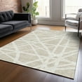 thumbnail image 1 of Addison Rugs Chantille Indoor/Outdoor Transitional Geometric Beige Washable Rectangle Rug, 8' x 10', 1 of 6