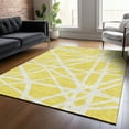 thumbnail image 1 of Addison Rugs Chantille Indoor/Outdoor Transitional Geometric Yellow Washable Rectangle Rug, 10' x 14', 1 of 6