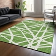 thumbnail image 1 of Addison Rugs Chantille Indoor/Outdoor Transitional Geometric Green Washable Rectangle Rug, 9' x 12', 1 of 6