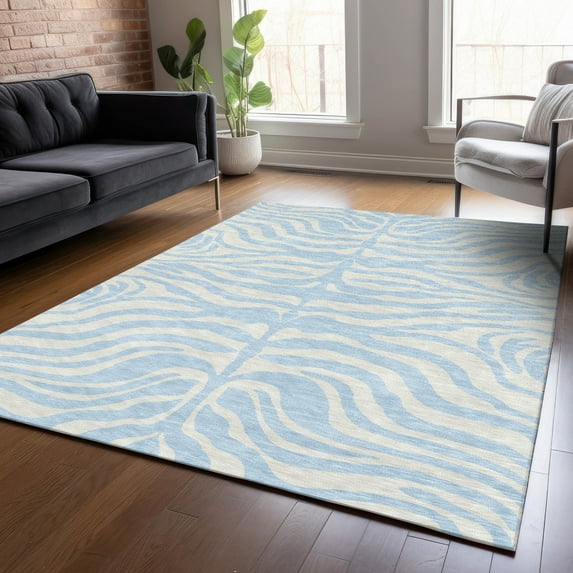 Addison Rugs Chantille Indoor/Outdoor Transitional Geometric, Abstract Sky Washable Rectangle Rug, 2'6" x 3'10"
