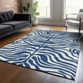 thumbnail image 1 of Addison Rugs Chantille Indoor/Outdoor Transitional Geometric, Abstract Navy Washable Rectangle Rug, 9' x 12', 1 of 6