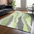 thumbnail image 1 of Addison Rugs Chantille Indoor/Outdoor Transitional Waves Mint Washable Rectangle Rug, 10' x 14', 1 of 6