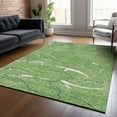 thumbnail image 1 of Addison Rugs Chantille Indoor/Outdoor Transitional Lines Green Washable Rectangle Rug, 9' x 12', 1 of 6