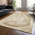 thumbnail image 1 of Addison Rugs Chantille Indoor/Outdoor Transitional Swirls Beige Washable Rectangle Rug, 8' x 10', 1 of 6