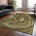 thumbnail image 1 of Addison Rugs Chantille Indoor/Outdoor Transitional Swirls Olive Washable Rectangle Rug, 8' x 10', 1 of 6