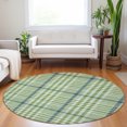 thumbnail image 1 of Addison Rugs Chantille Indoor/Outdoor Transitional Geometric, Abstract Green Washable Round Rug, 8' x 8', 1 of 6
