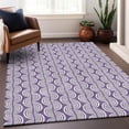 thumbnail image 1 of Addison Rugs Chantille Indoor/Outdoor Transitional Swirls Purple Washable Rectangle Rug, 5' x 7'6", 1 of 6