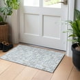thumbnail image 1 of Addison Rugs Chantille Indoor/Outdoor Transitional Geometric, Abstract Silver Washable Rectangle Rug, 1'8" x 2'6", 1 of 6