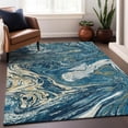 thumbnail image 1 of Addison Rugs Chantille Indoor/Outdoor Transitional Geometric, Abstract Navy Washable Rectangle Rug, 8' x 10', 1 of 6