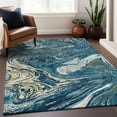 thumbnail image 1 of Addison Rugs Chantille Indoor/Outdoor Transitional Geometric, Abstract Navy Washable Rectangle Rug, 9' x 12', 1 of 6