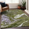 thumbnail image 1 of Addison Rugs Chantille Indoor/Outdoor Transitional Geometric, Abstract Olive Washable Rectangle Rug, 9' x 12', 1 of 6