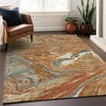 thumbnail image 1 of Addison Rugs Chantille Indoor/Outdoor Transitional Geometric, Abstract Paprika Washable Rectangle Rug, 3' x 5', 1 of 6