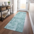 thumbnail image 1 of Addison Rugs Chantille Indoor/Outdoor Transitional Abstract Seafoam Washable Runner Rug, 2'3" x 7'6", 1 of 6