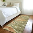 thumbnail image 1 of Addison Rugs Chantille Indoor/Outdoor Transitional Global Green Washable Runner Rug, 2'3" x 7'6", 1 of 6