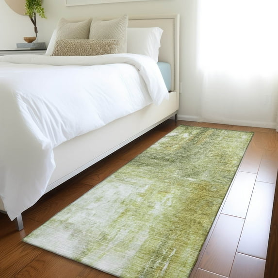 Addison Rugs Chantille Indoor/Outdoor Transitional Modern Sage Washable Runner Rug, 2'3" x 7'6"