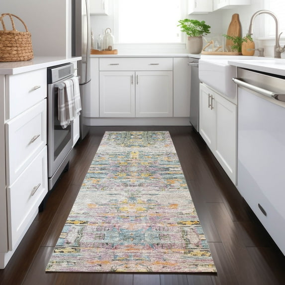 Addison Rugs Chantille Indoor/Outdoor Transitional Modern Linen Washable Runner Rug, 2'3" x 7'6"