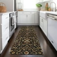 thumbnail image 1 of Addison Rugs Chantille Indoor/Outdoor Transitional Geometric, Abstract Black Washable Runner Rug, 2'3" x 7'6", 1 of 5