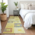 thumbnail image 1 of Addison Rugs Chantille Indoor/Outdoor Transitional Geometric Yellow Washable Runner Rug, 2'3" x 7'6", 1 of 6