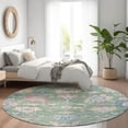 thumbnail image 1 of Addison Rugs Chantille Indoor/Outdoor Transitional Global Sage Washable Round Rug, 8' x 8', 1 of 6