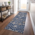 thumbnail image 1 of Addison Rugs Chantille Indoor/Outdoor Transitional Floral Navy Washable Runner Rug, 2'3" x 7'6", 1 of 6