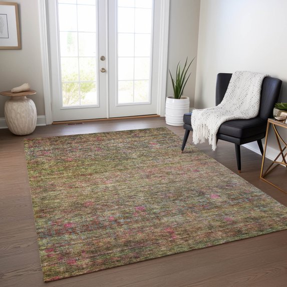 Addison Rugs Chantille Indoor/Outdoor Transitional Global Cactus Washable Rectangle Rug, 8' x 10'