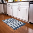 thumbnail image 1 of Addison Rugs Chantille Indoor/Outdoor Transitional Stripes Denim Washable Rectangle Rug, 1'8" x 2'6", 1 of 6