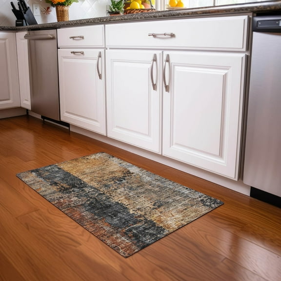 Addison Rugs Chantille Indoor/Outdoor Copper Washable Rectangle Rug, 1'8" x 2'6"