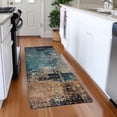 thumbnail image 1 of Addison Rugs Chantille Indoor/Outdoor Teal Washable Runner Rug, 2'3" x 7'6", 1 of 6