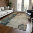 thumbnail image 1 of Addison Rugs Chantille Indoor/Outdoor Transitional Abstract Taupe Washable Rectangle Rug, 3' x 5', 1 of 6