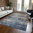 thumbnail image 1 of Addison Rugs Chantille Indoor/Outdoor Transitional Abstract Denim Washable Rectangle Rug, 10' x 14', 1 of 6