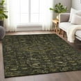 thumbnail image 1 of Addison Rugs Chantille Indoor/Outdoor Traditional Medallion Charcoal Washable Rectangle Rug, 9' x 12', 1 of 6