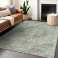 thumbnail image 1 of Addison Rugs Chantille Indoor/Outdoor Traditional Global Olive Washable Rectangle Rug, 9' x 12', 1 of 6