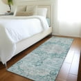 thumbnail image 1 of Addison Rugs Chantille Indoor/Outdoor Traditional Global Teal Washable Runner Rug, 2'3" x 7'6", 1 of 6