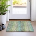 thumbnail image 1 of Addison Rugs Chantille Indoor/Outdoor Transitional Stripes Aloe Washable Rectangle Rug, 1'8" x 2'6", 1 of 6