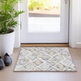 thumbnail image 1 of Addison Rugs Chantille Indoor/Outdoor Transitional Diamonds Ivory Washable Rectangle Rug, 1'8" x 2'6", 1 of 6