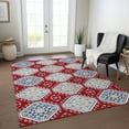 thumbnail image 1 of Addison Rugs Chantille Indoor/Outdoor Transitional Formal Red Washable Rectangle Rug, 10' x 14', 1 of 6